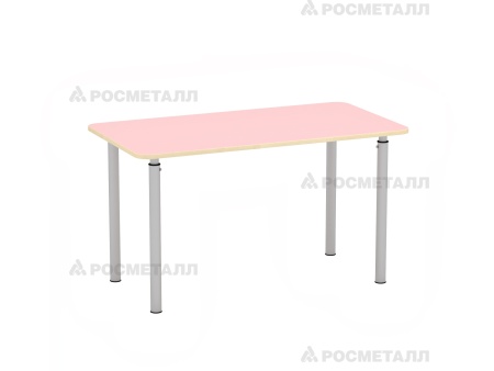 Стол прямоугольный, регулируемый по высоте ЛДСП Розовый Зеленый 0-3