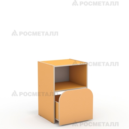Секция 2-ярусная с выкатным ящиком стенки «Антошка» ЛДСП Манго