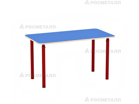 Стол прямоугольный, регулируемый по высоте ЛДСП Синий Синий 0-3