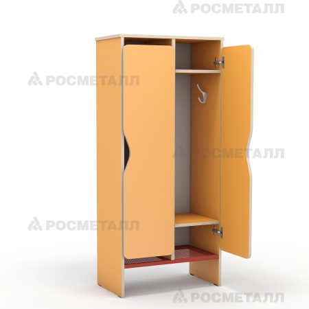 Шкаф для одежды 2-секционный ЛДСП Манго