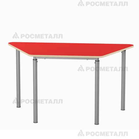 Стол для коворкинга модульный регулируемый ЛДСП Красный Коричневый 4-6