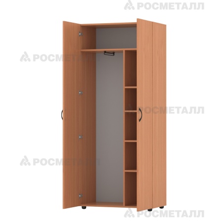 Шкаф для одежды комбинированный ЛДСП Ольха