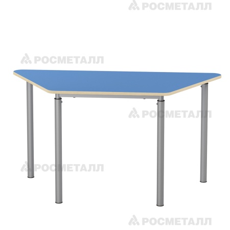 Стол для коворкинга модульный регулируемый ЛДСП Синий Серый 4-6
